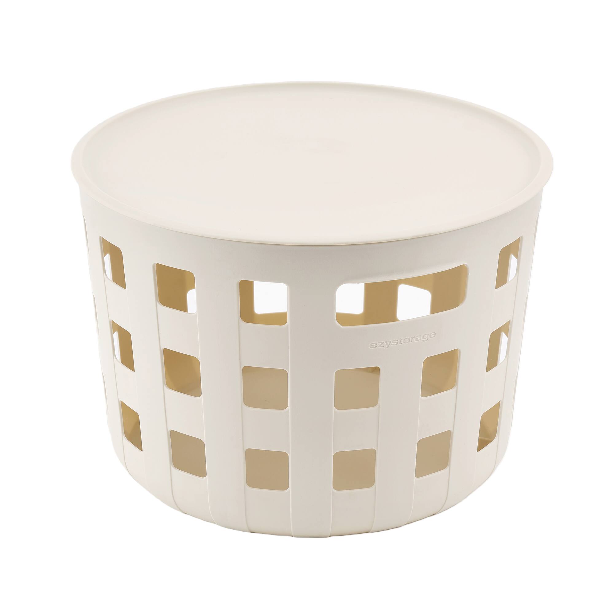 Ezy Storage Aura 14.8qt. Round Lidded Basket